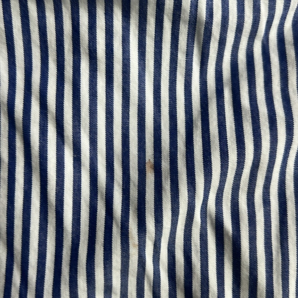 Sail to Sable Navy and White Striped Sleeveless Crochet-Trim Dress - Picture 10 of 11